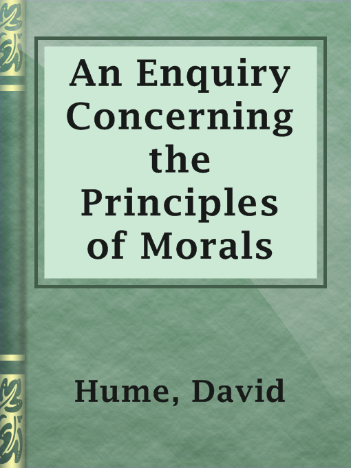 Title details for An Enquiry Concerning the Principles of Morals by David Hume - Available